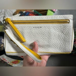 Coach Bleeker Large Leather Wristlet